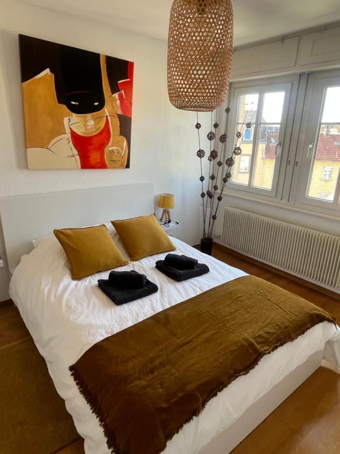 Bel Appartement Centre Climatise Parking Prive Colmar Bagian luar foto